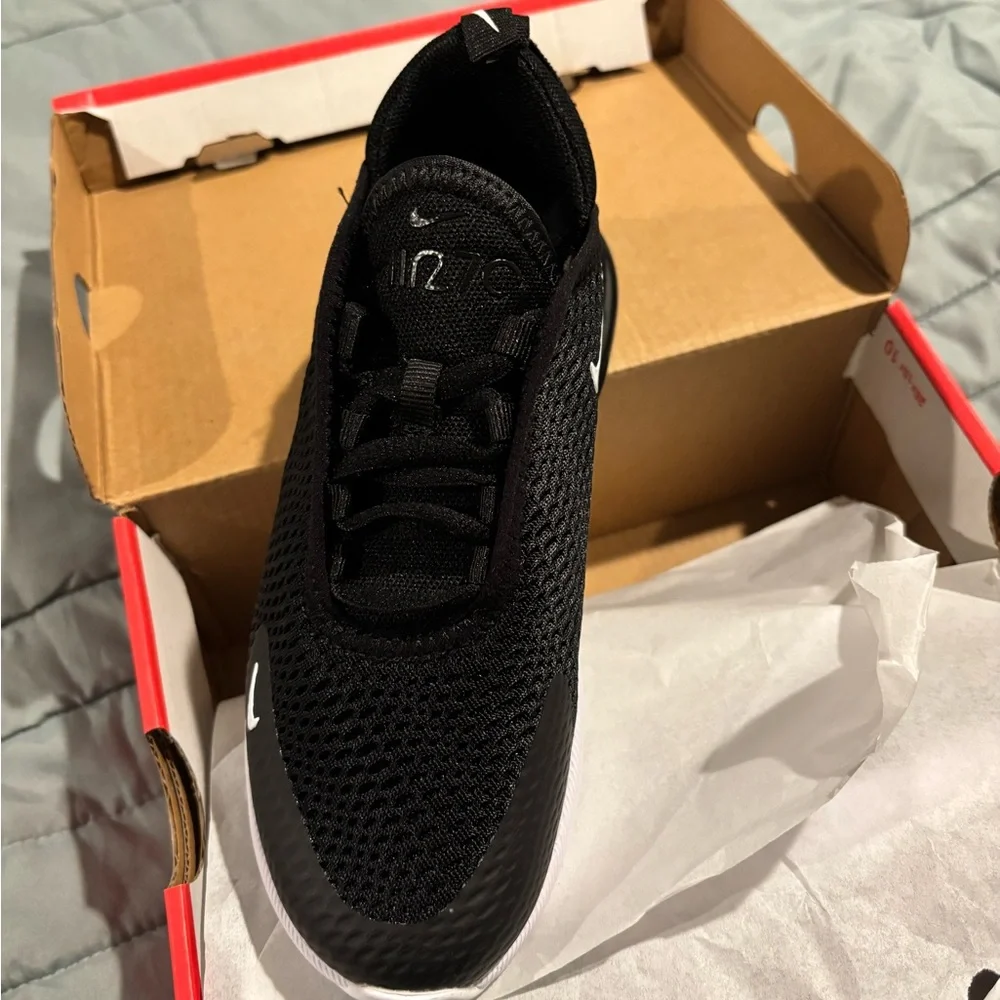 Nike Kids Black and White Air Max Sneakers - Picture 3 of 5